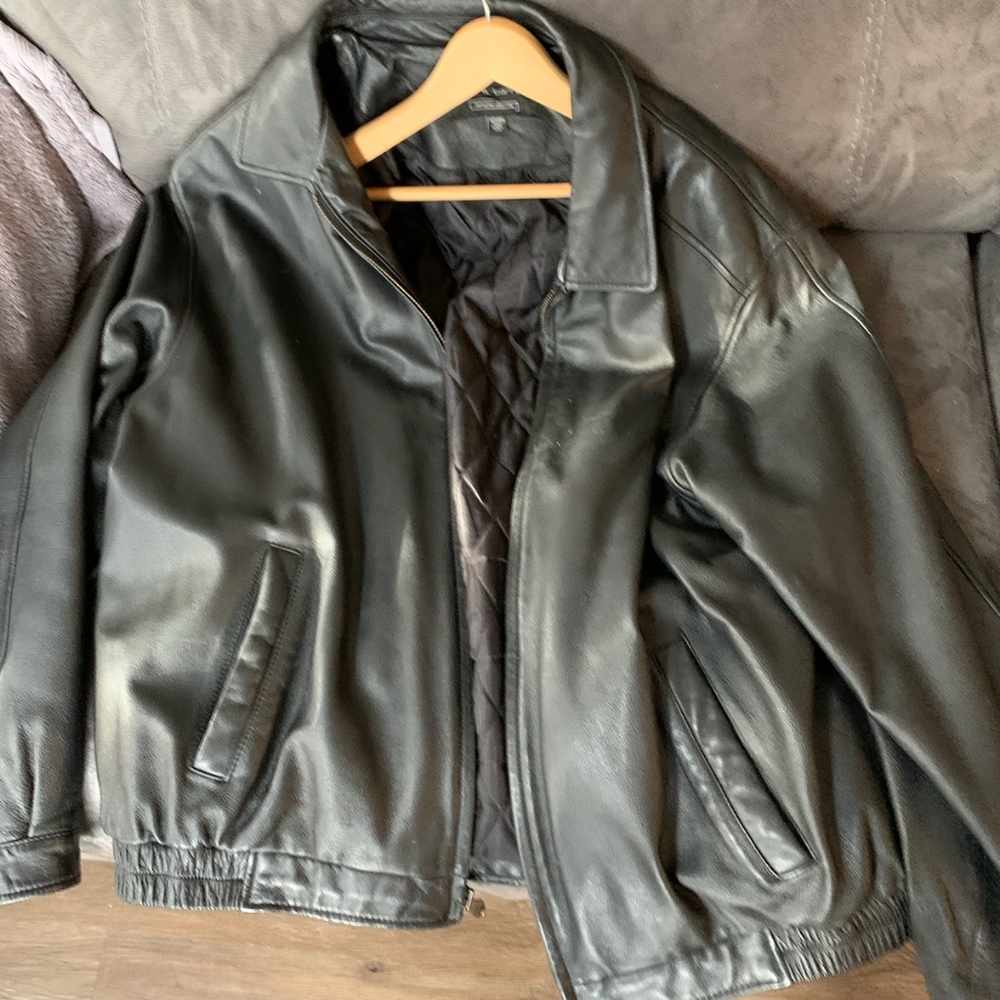 Men Leather Jacket - image 1